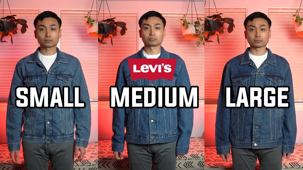 Какой размер вам следует выбрать? | Руководство по выбору джинсовой куртки Levi's Trucker