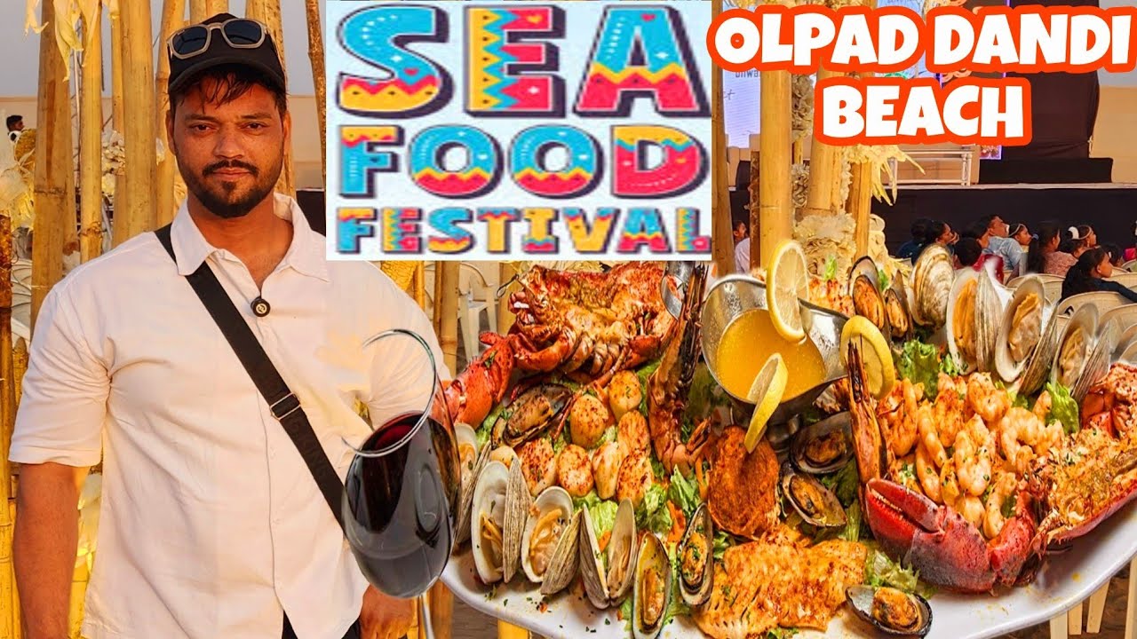 Sea🐟🐠 Food🍽 Festival Dandi Beach Olpad [ 2025 ]