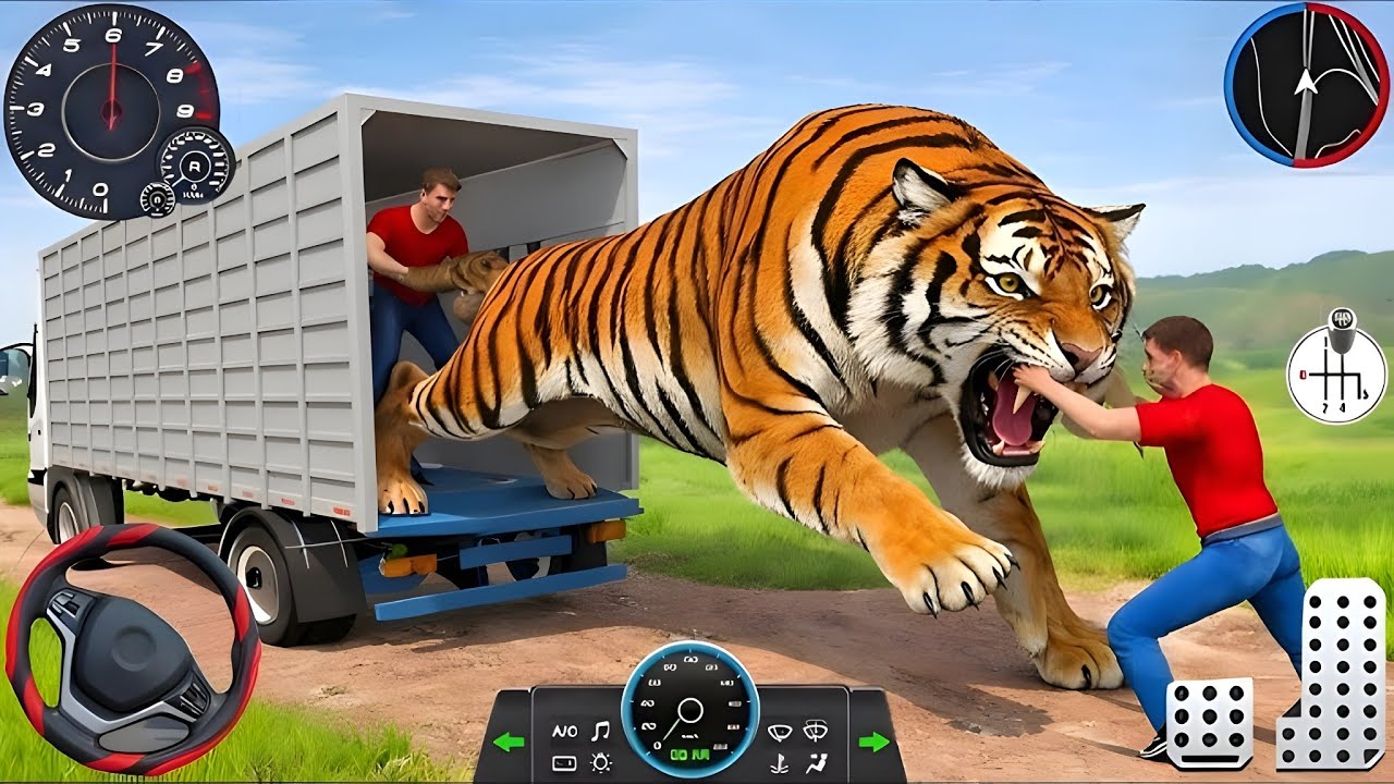 Animal Cargo Truck Driving Game 3D - Animal Transport Cargo Truck 2024 - Android Gameplay