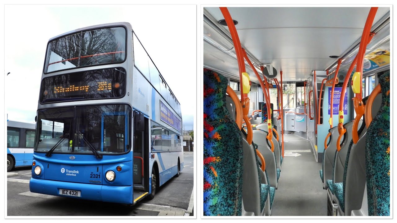 Ride on Translink Ulsterbus Alexander ALX400 #2321 on route 384g