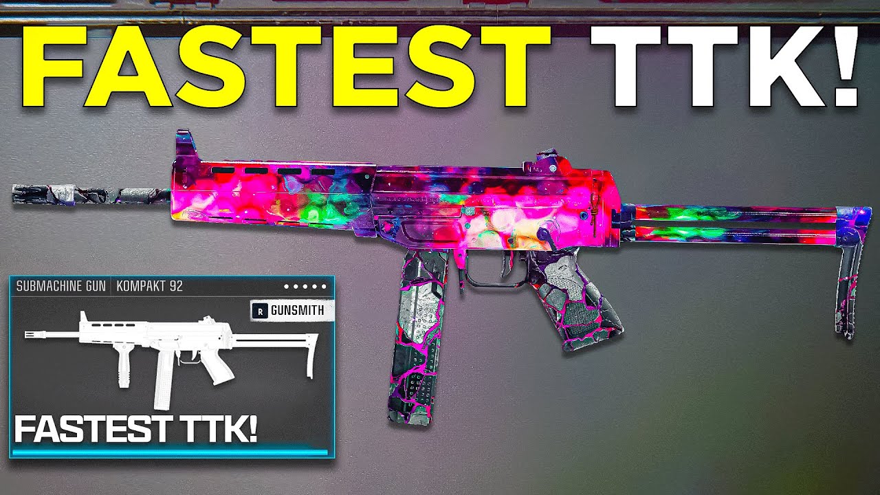 now the FASTEST KILLING SMG in WARZONE! (Best Kompakt 92 Class Setup)