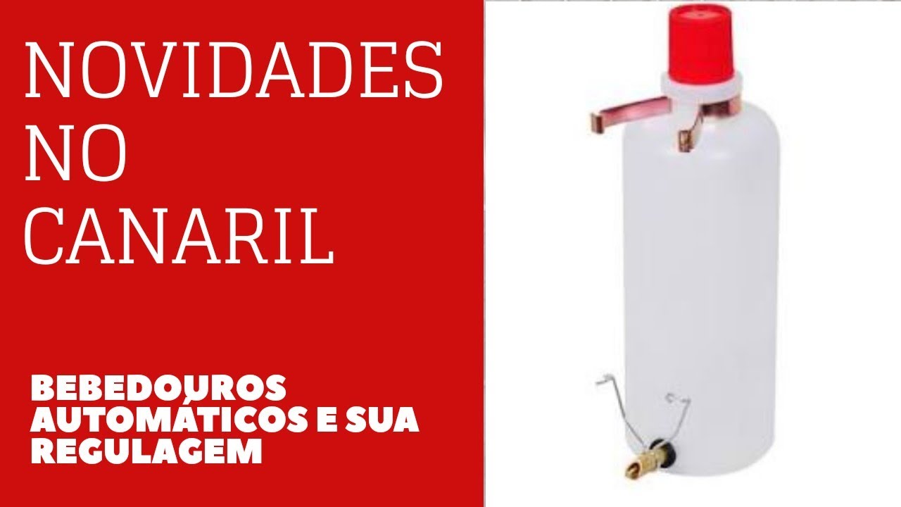 BEBEDOURO AUTOMÁTICO E SUA REGULAGEM