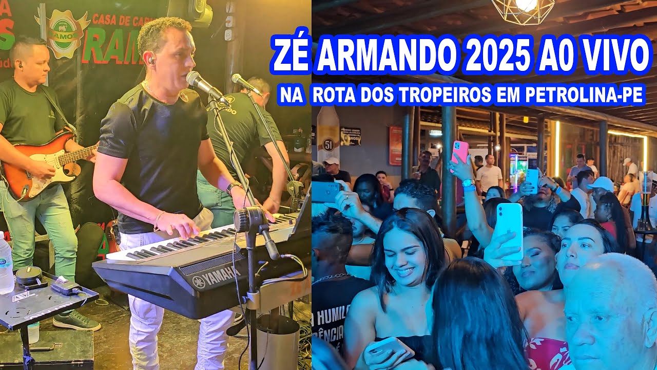 ZÉ ARMANDO 2025 A0 VIVO NA  ROTA DOS TROPEIROS EM PETROLINA PATE 2