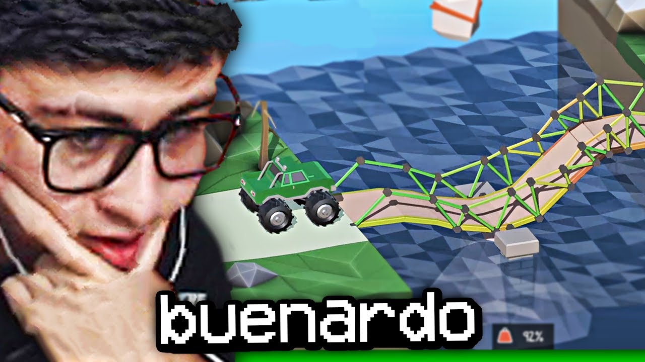 intentando construir un puente 😎 poly bridge 2