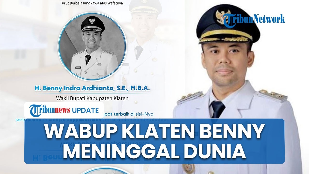 Wakil Bupati Klaten Benny Indra Ardianto Meninggal Dunia di RS Kariadi Semarang