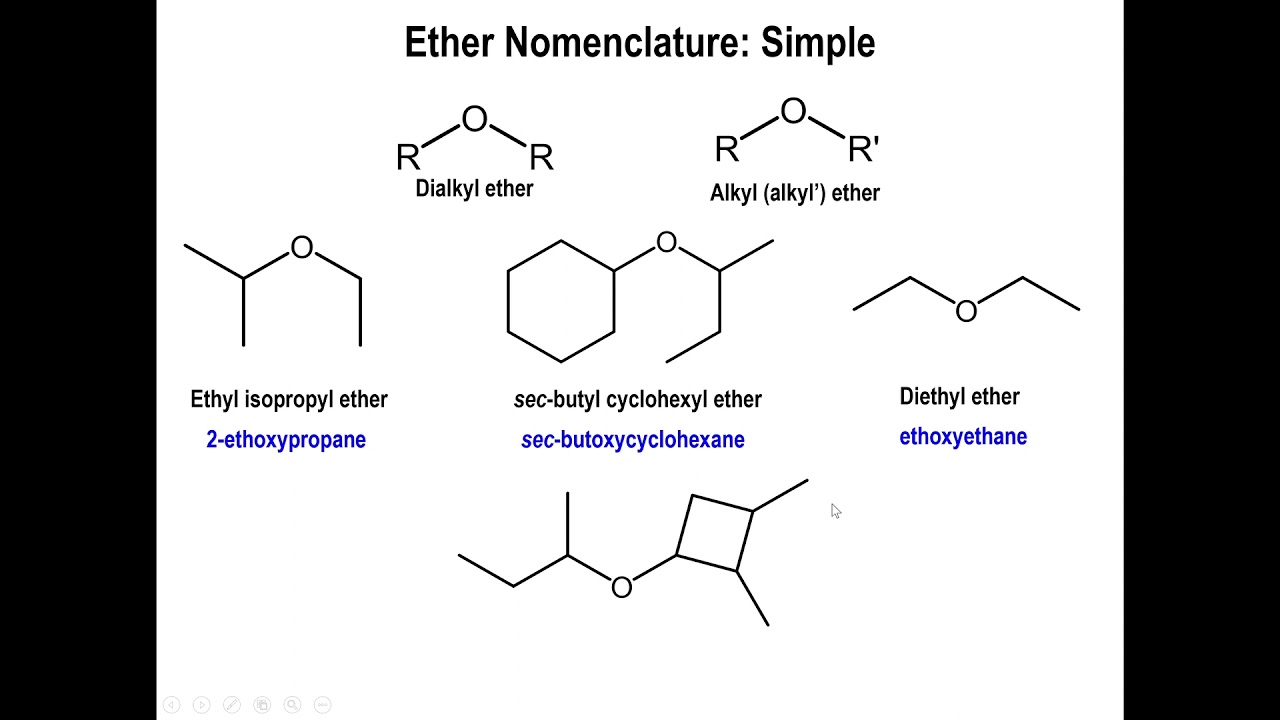 Lec12 - Ether Nomenclature