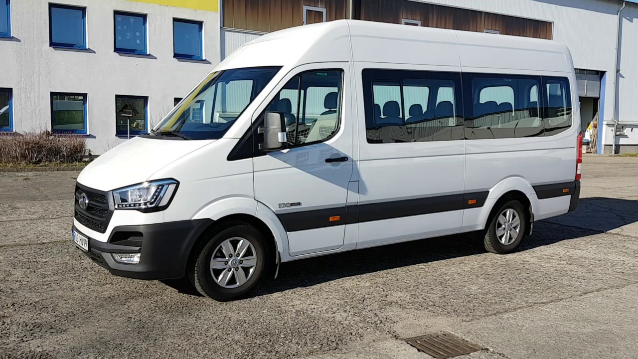 Minibusrent.com Vermietung und Verkauf Minibus Hyundai H350 Schaltgetriebe 14 Sitzer