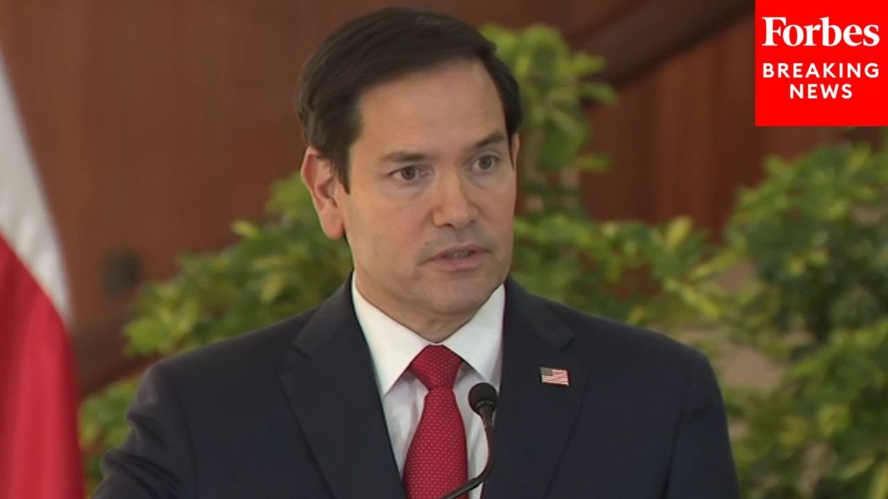 JUST IN: Secretary Of State Marco Rubio Holds Press Briefing After Assuming Control Of USAID