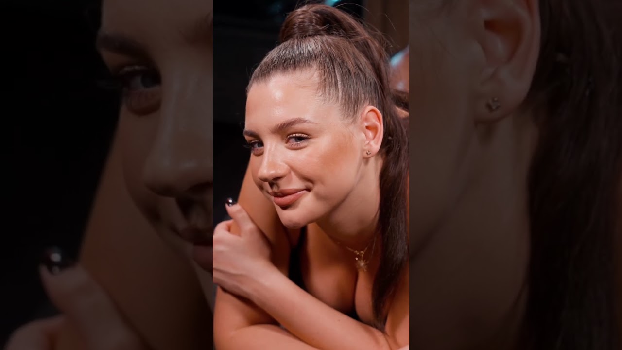 Fantastic relaxing leg massage for beautiful girl Anna