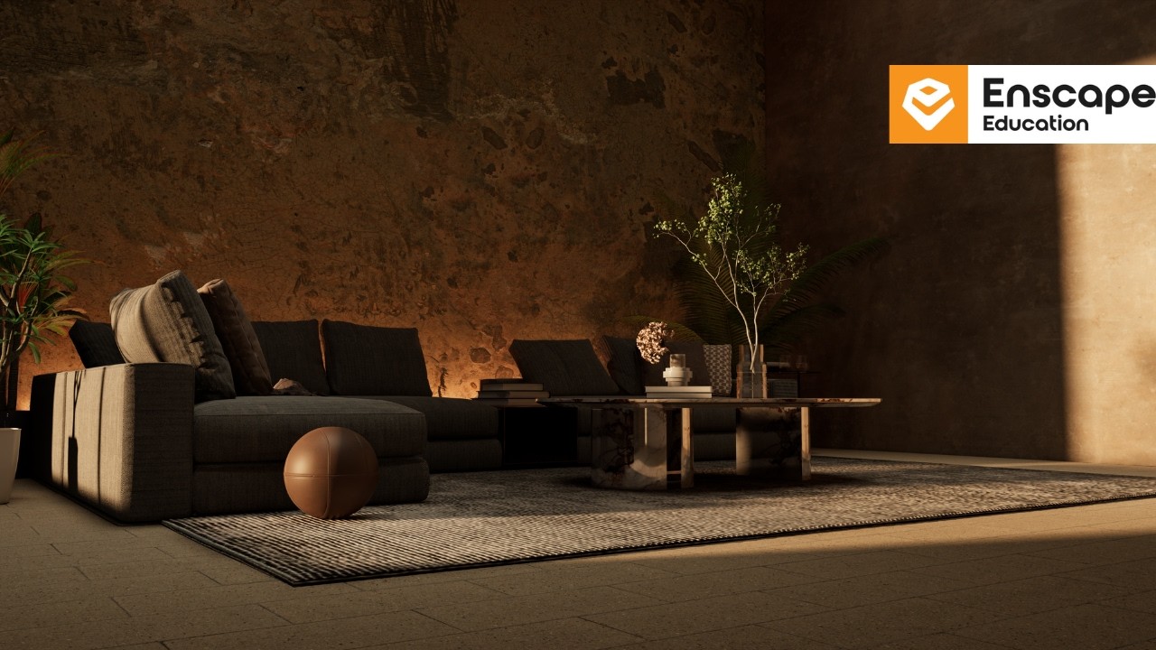 This Living Room is 100% Rendered in Enscape! 😍 | Ultra Realistic Interior
