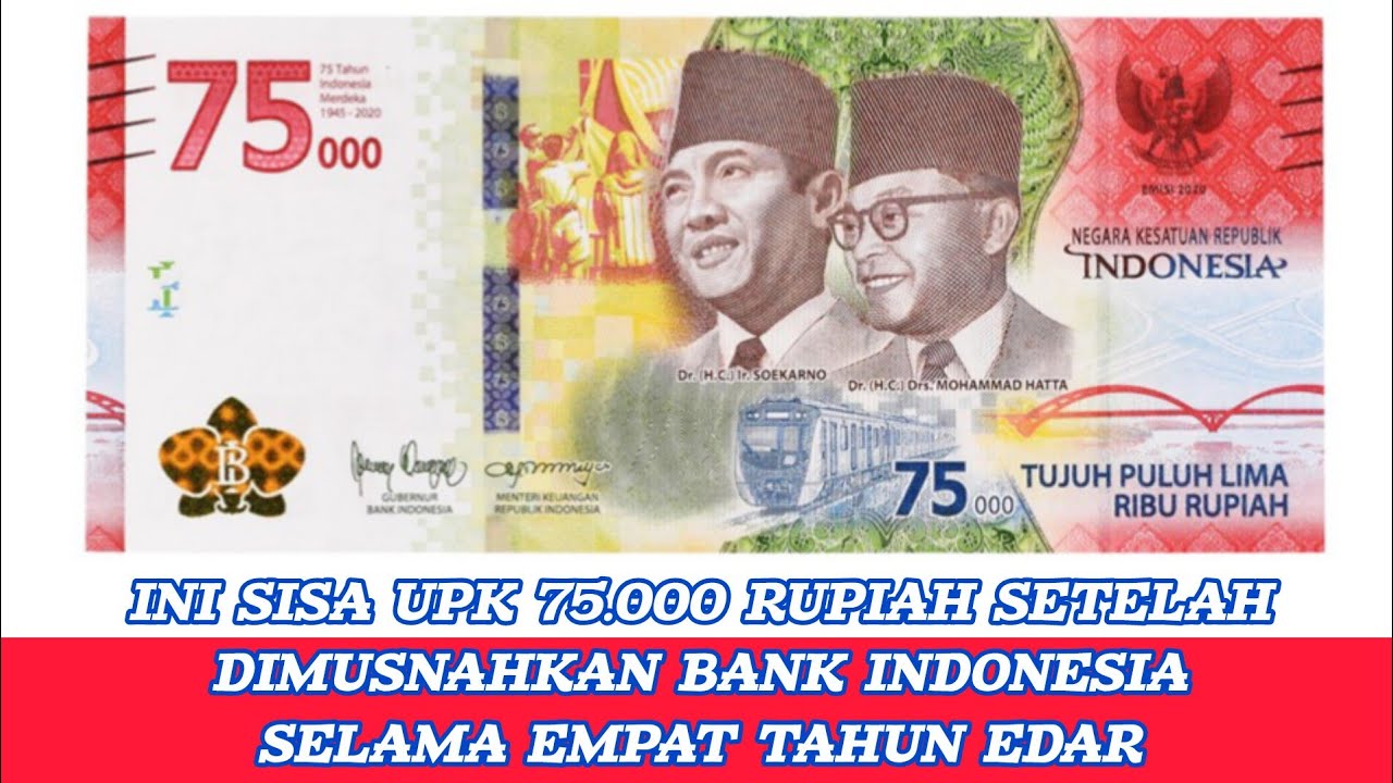 SAYA HITUNG SISA UANG 75 RIBU RUPIAH SETELAH DIMUSNAHKAN❗