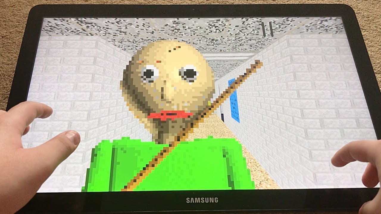 ОФИЦИАЛЬНЫЙ ANDROID BALDI'S BASICS ПОЛНЫЙ ГЕЙМПЛЕЙ!! [Гигантский планшет]