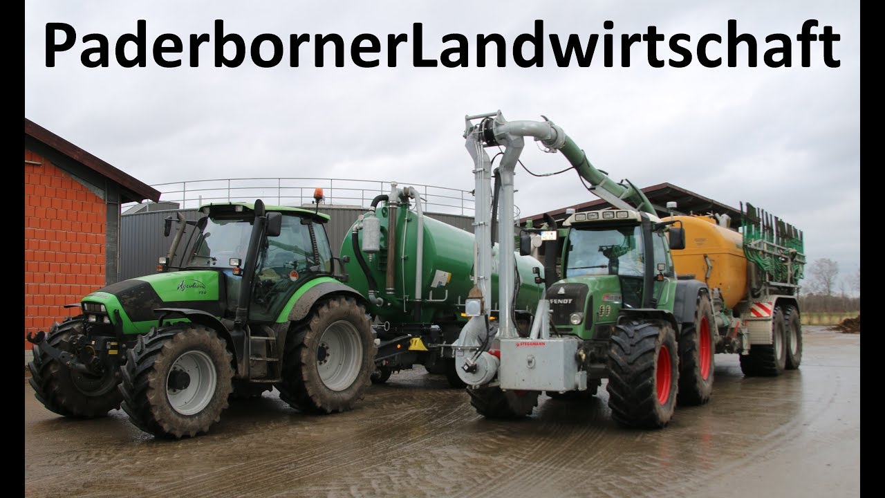 (GoPro/Sound) Gülle ausbringen mit Fendt Vario 820/Deutz Agrotron 150/Zunhammer/Kotte Garant