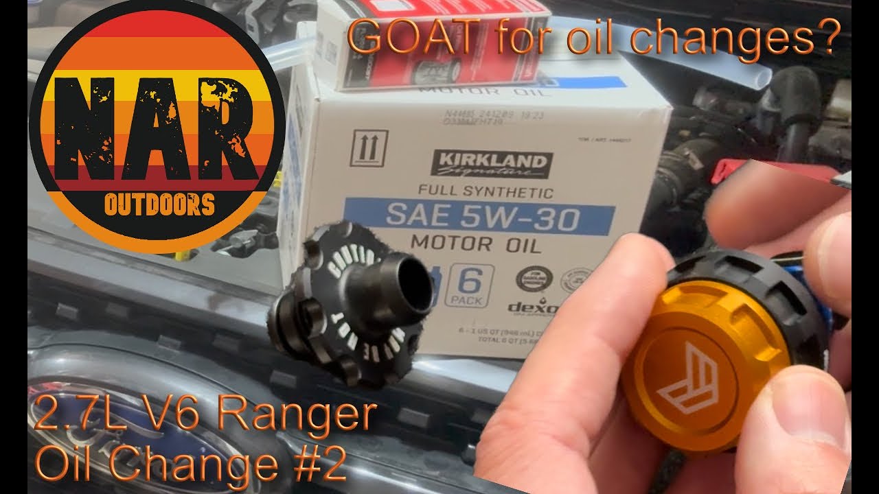 Ford Ranger 2.7 V6 2nd oil change + Blackstone Report: Ronan Oil Plug is awesome!