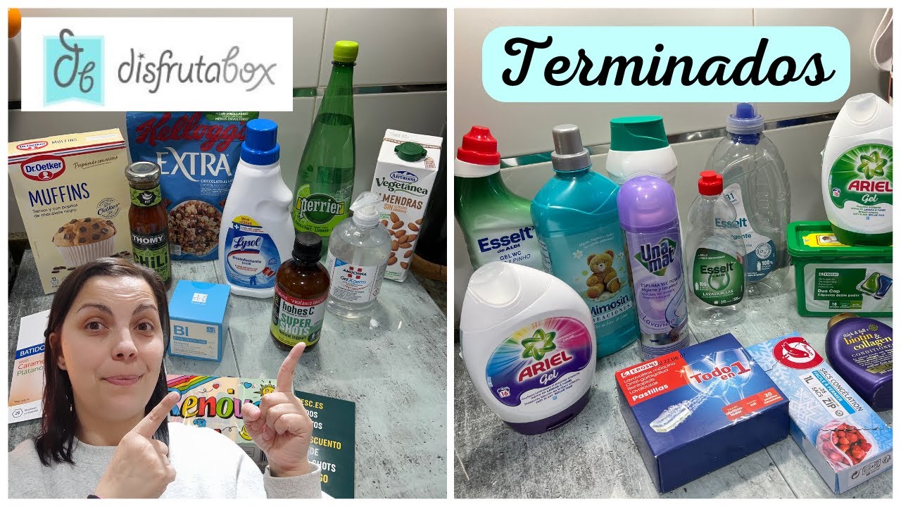 🗑PRODUCTOS TERMINADOS+DISFRUTABOX SEPTIEMBRE😜