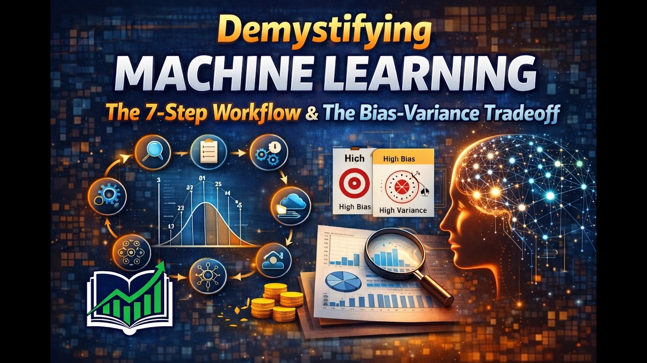 article 05 : Demystifying Machine Learning The 7 Step Workflow & The Bias Variance Tradeoff