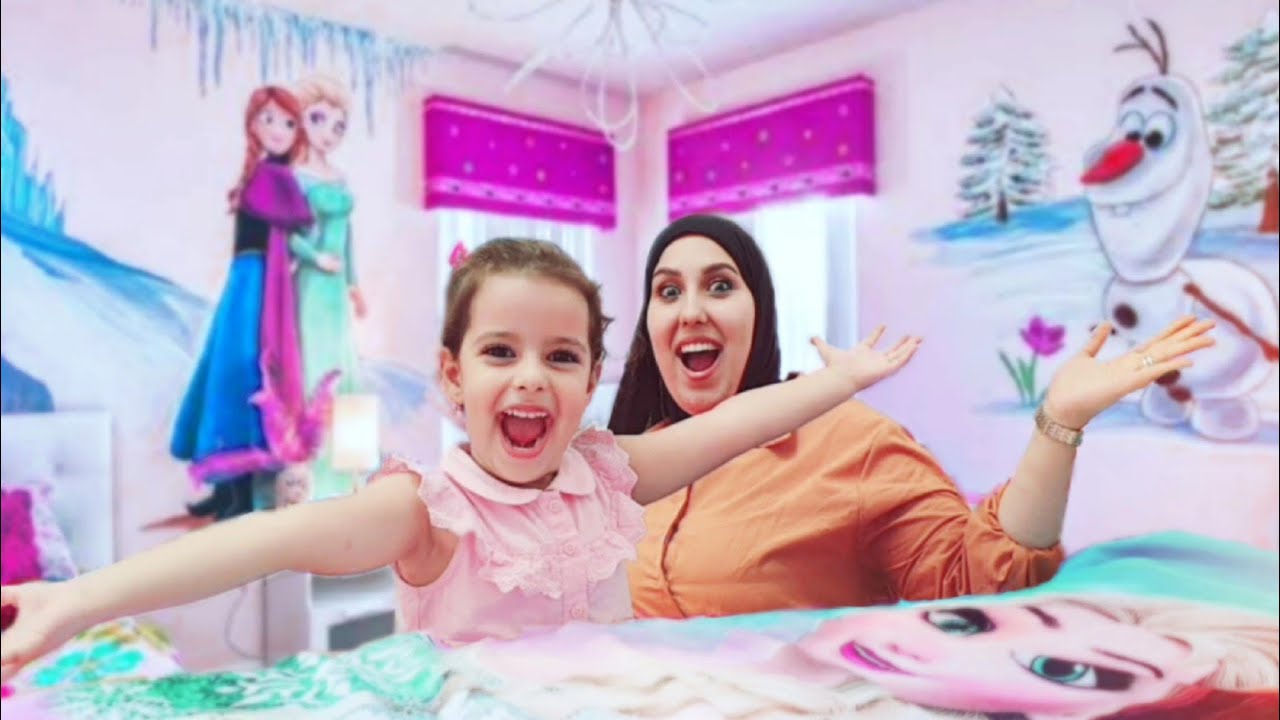فاجأة بنتي بغرفتها الجديدة || بكت من الفرحة