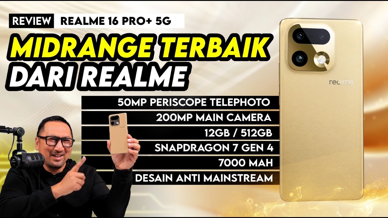 Smartphone Midrange Terbaik realme Tahun ini: Review realme 16 Pro+ 5G