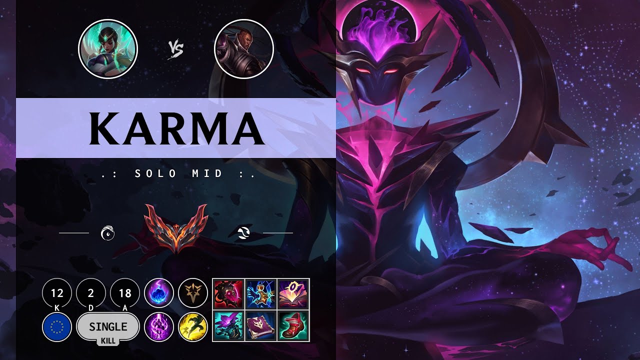 Karma Mid vs Lucian - EUW Grandmaster Patch 14.10