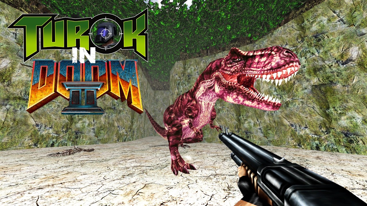 T64 Weapons - Turok In Doom : Legacy Of The Fireseeds | Doom Mod | 4K