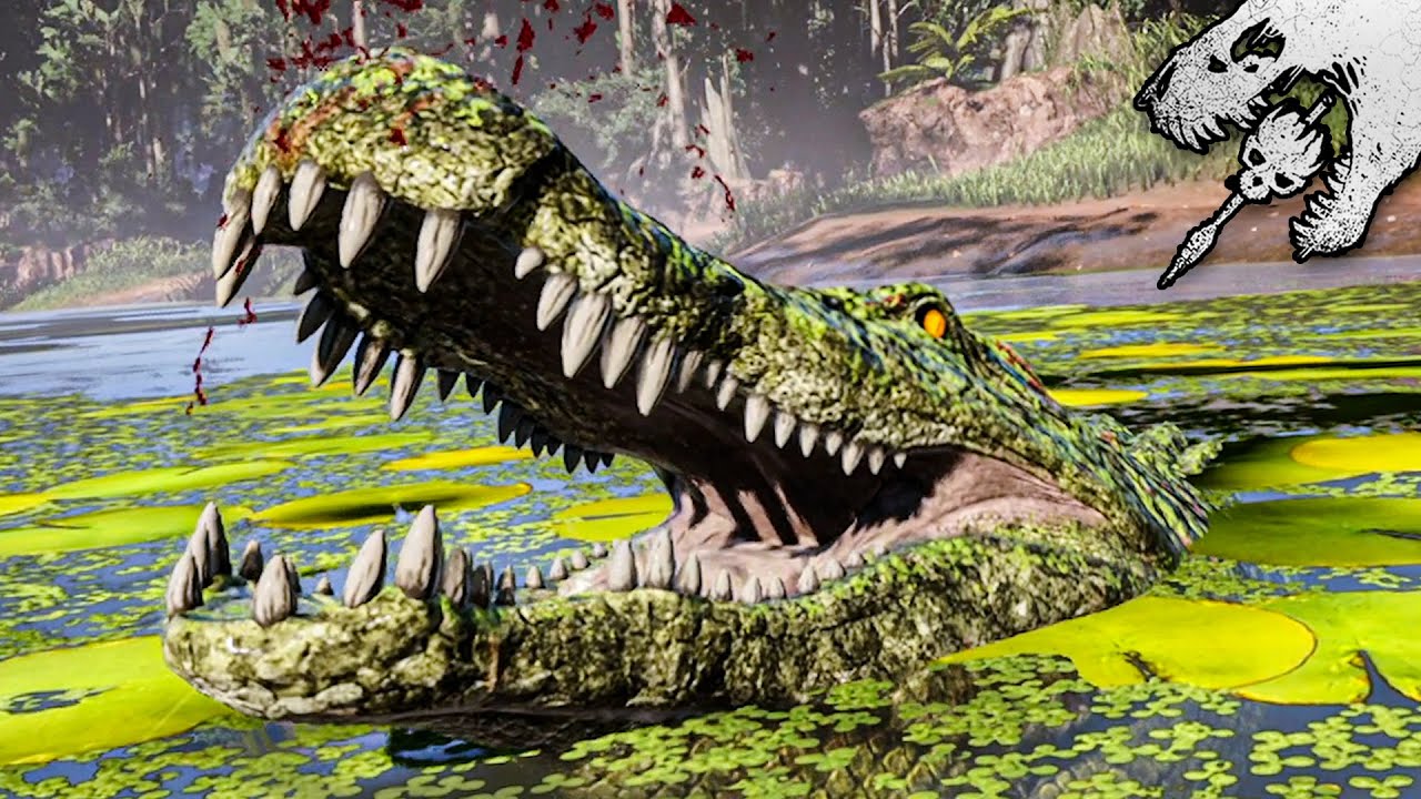 Der DEINOSUCHUS zieht seine Beute gnadenlos in die Tiefe ☠️🐊 - The Isle Evrima