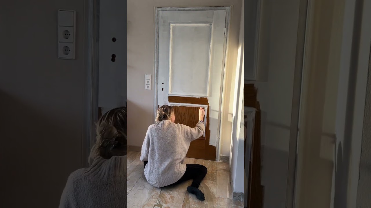 T&uuml;ren Makeover 😁🚪🖌️ Ich streiche alle T&uuml;ren bei mir Zuhause!