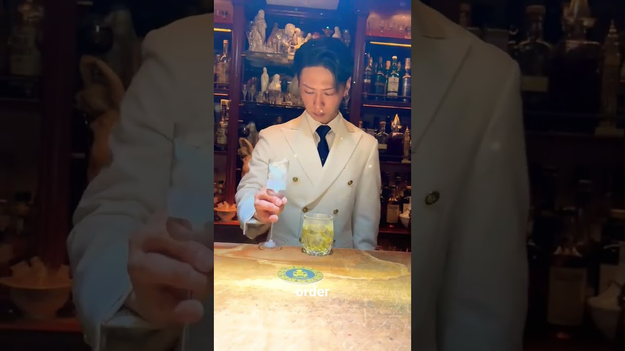 🍸⚔️ Yuzo Komai &ndash; The Samurai Bartender of Japan 🍸⚔️ #shorts #shortsfeed #shortsvideo