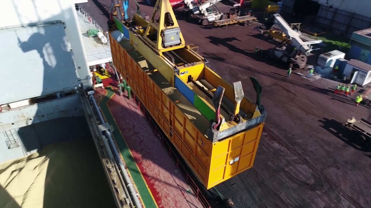 Tests of the AUTOMATED BULK CONTAINER SILO equipped with the SCG 1887 SYSTEM