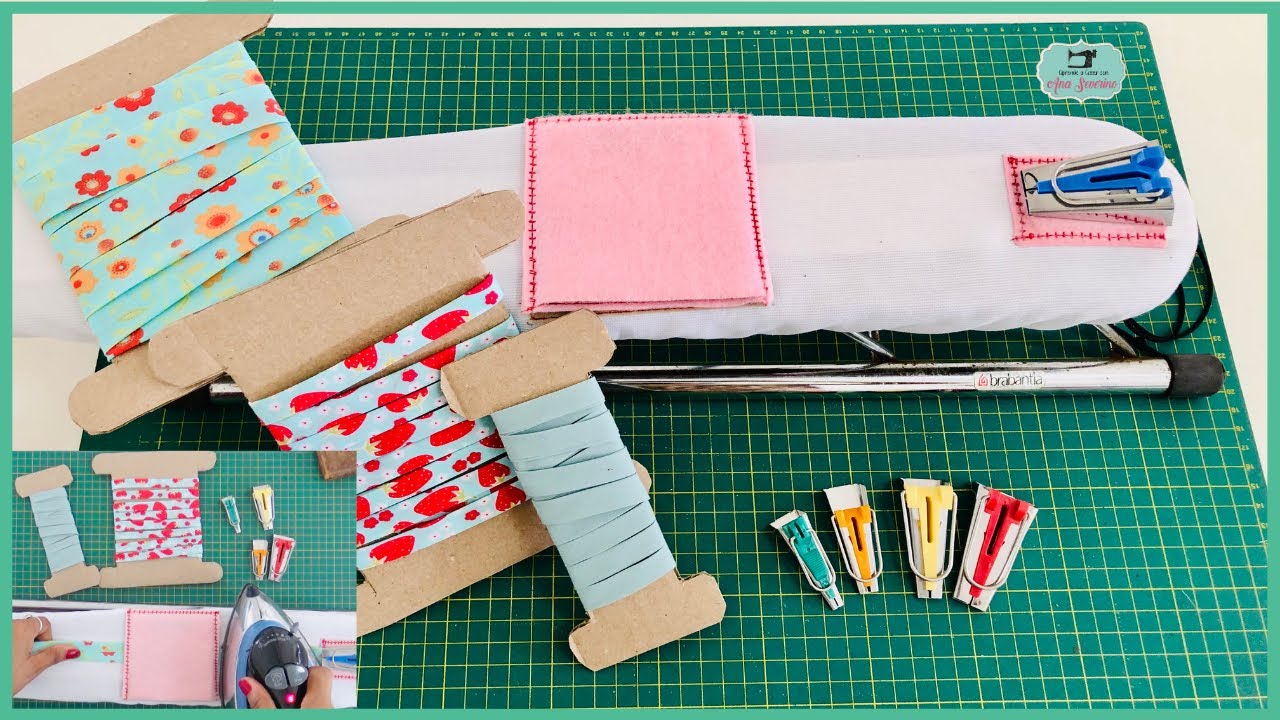 DIY _ ESTACIÓN PARA CREAR SESGOS / BIES _ TERMINACIÓN PERFECTA