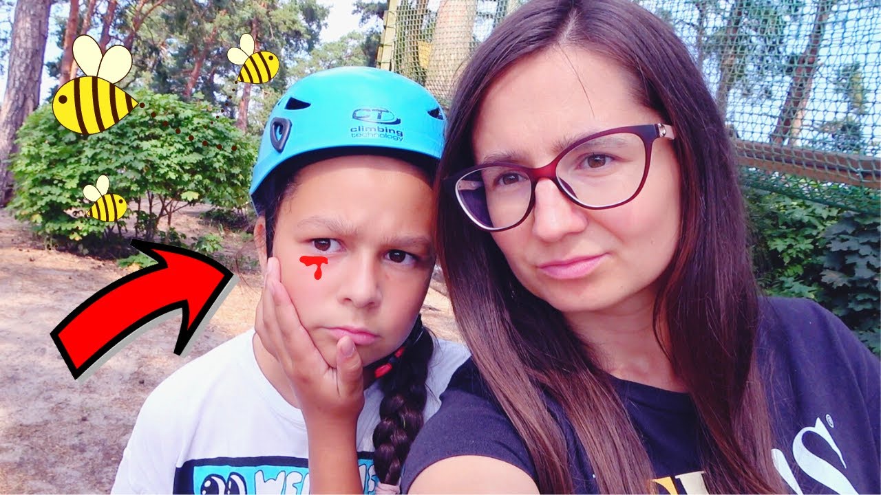 ATAK PSZCZOŁY W PARKU LINOWYM - Yoto MAMA Vlog