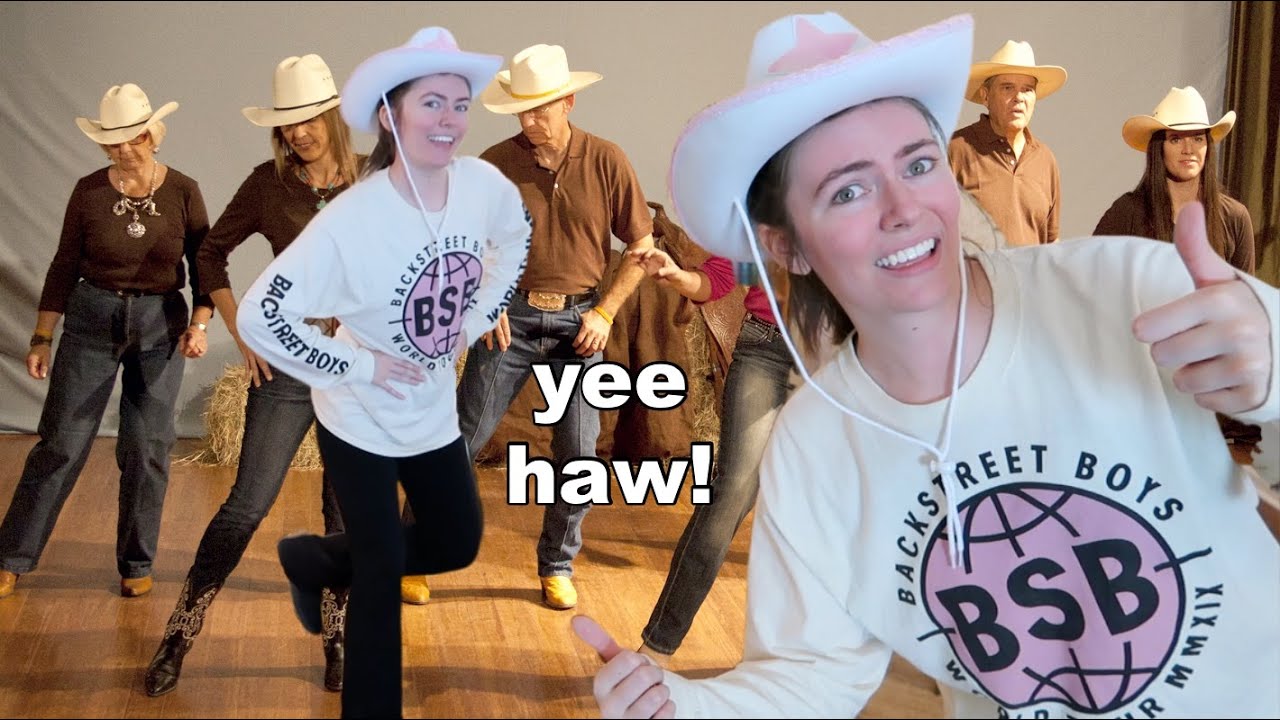learning to line dance for no reason