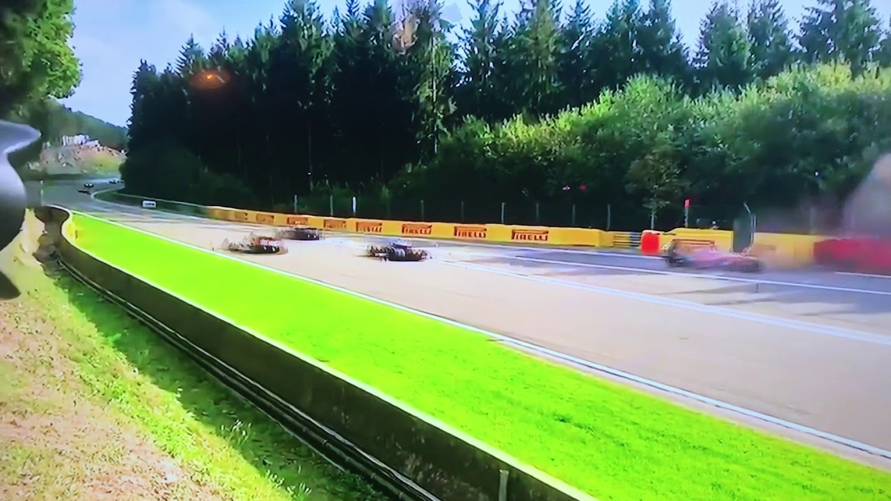 Horrific crash F2 Spa Francorchamps 2019 images with slow motion