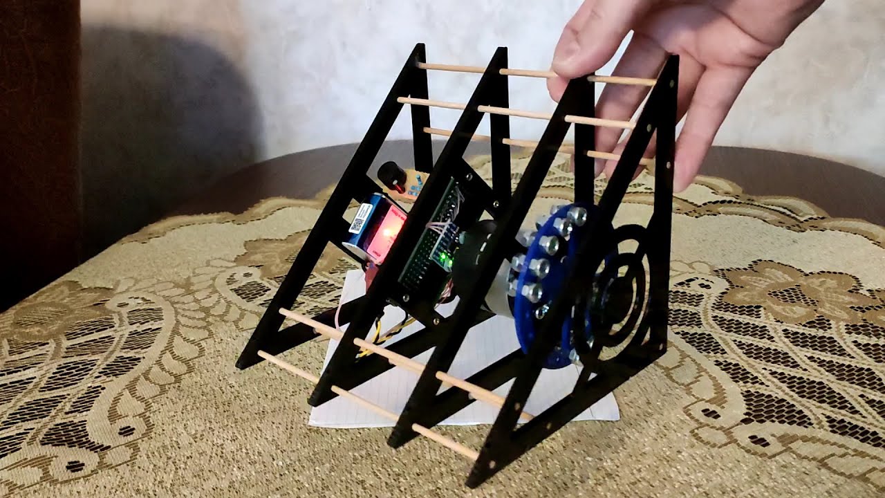 Self balancing triangle (prism) with reaction wheel