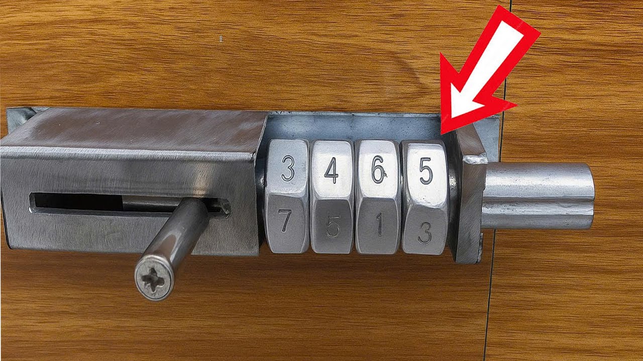 Дверной замок своими руками из болтов и гаек — гениальная идея слесаря