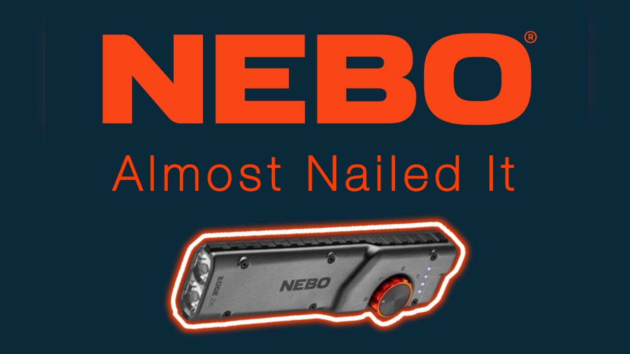 Обзор фонарика Nebo Edge 2K: я хочу его полюбить!