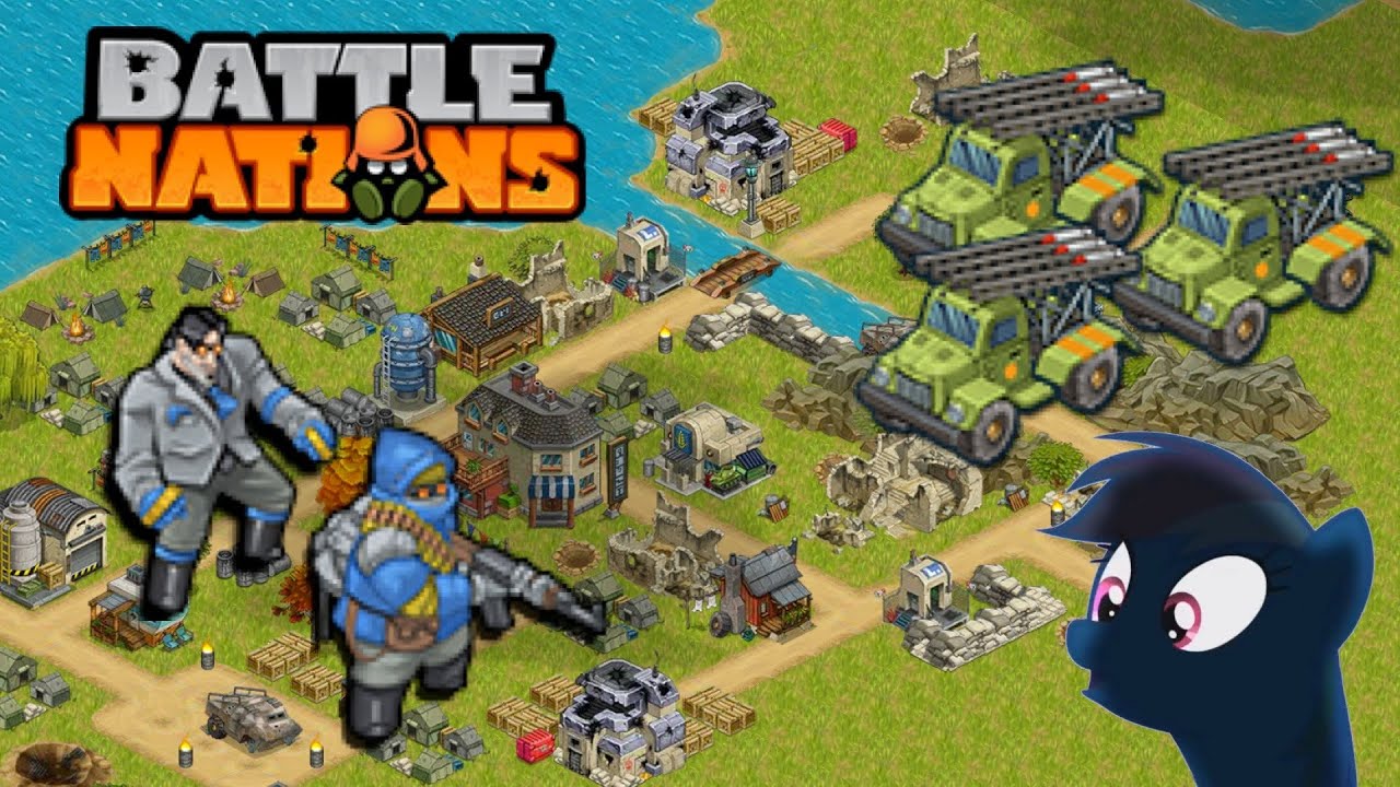 Battle Nations - Attacking the Silver Wolves Depot
