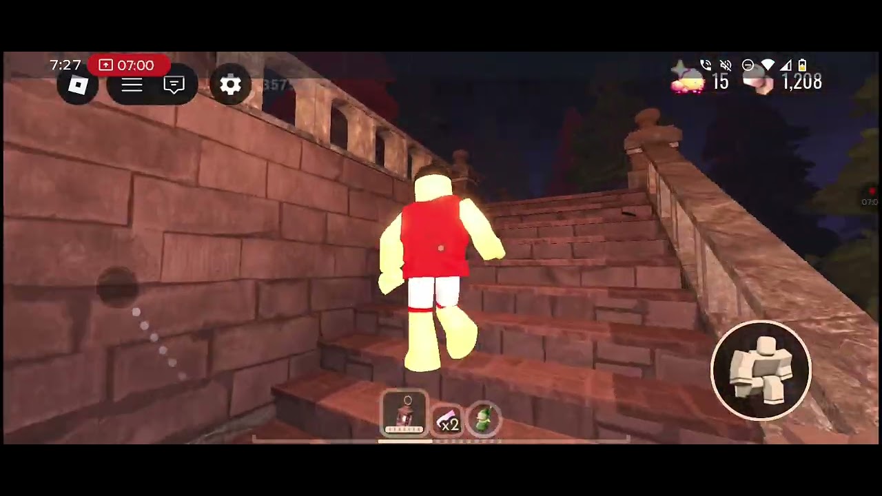 Beating outdoors with MR.ROBLOXIANGAMER