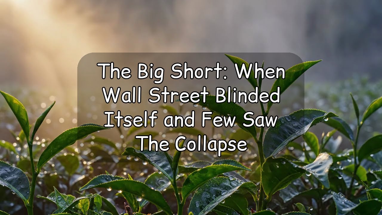 [Full Audio] The Big Short: When Wall Street Blinded Itself and Few Saw The Collapse