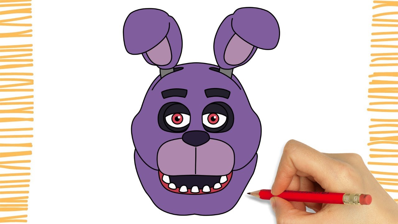 Como Desenhar o BONNIE I FNAF I Fácil