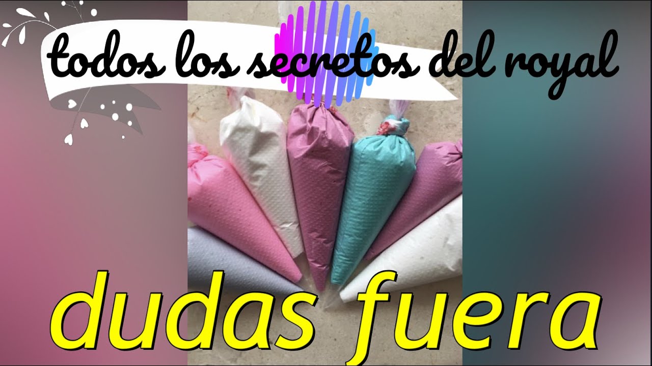Todos los trucos del royal | cómo hacer royal | caducidad del royal icing