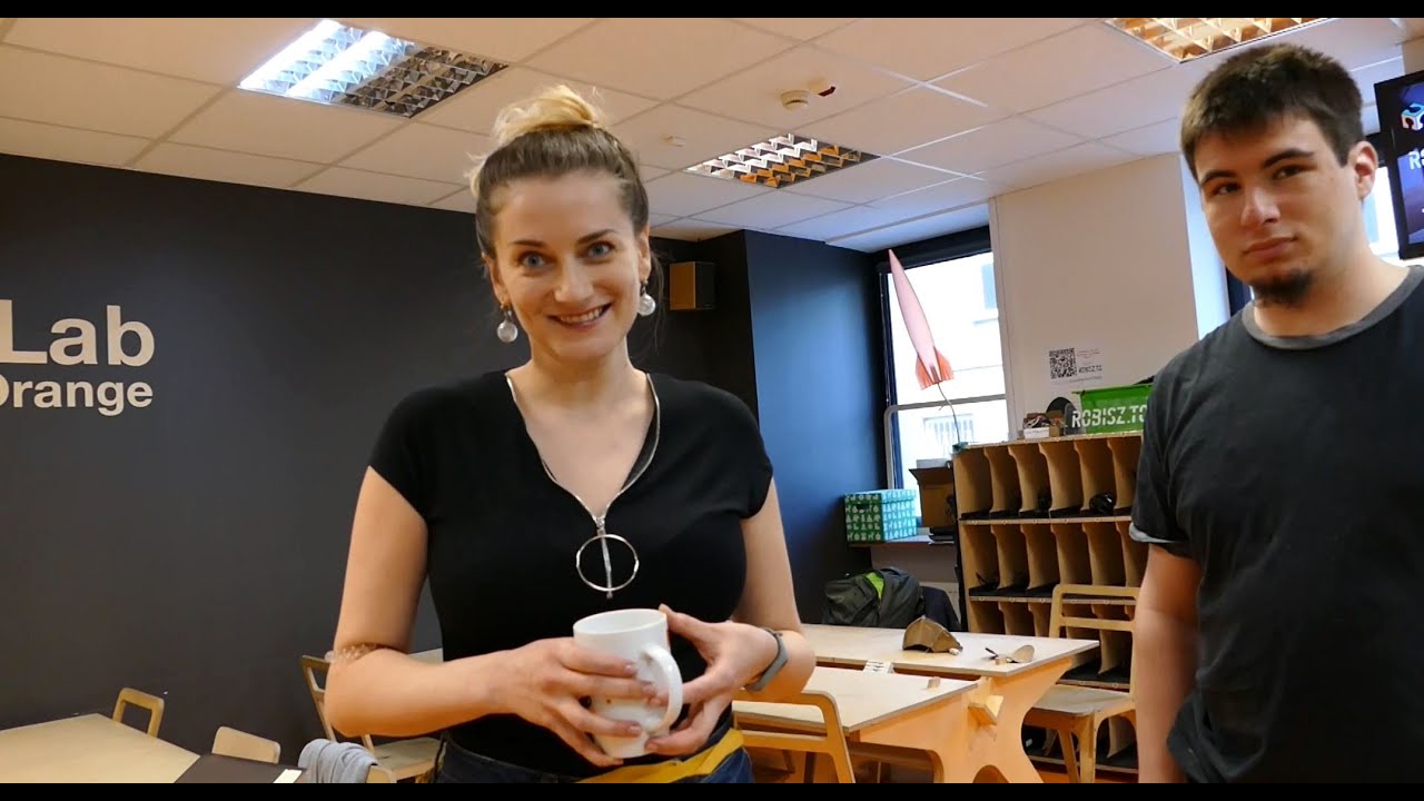 Tour of FabLab by Orange and Robisz.to in Warsaw, Poland