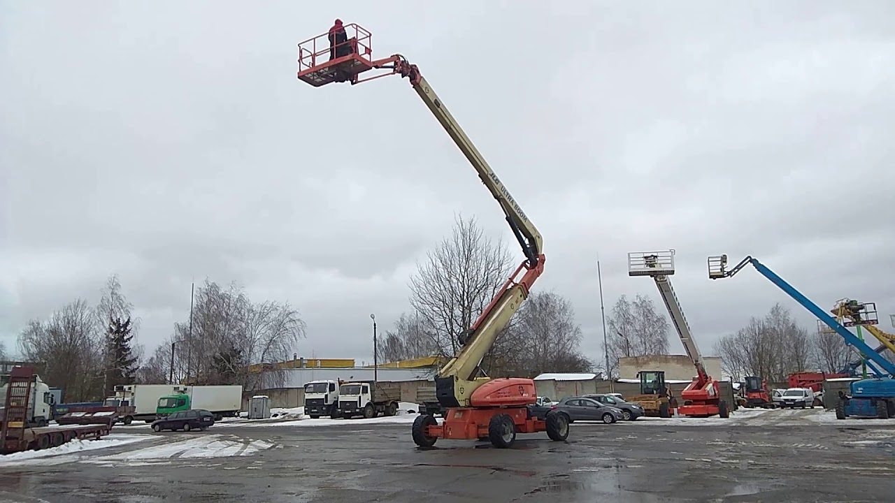 Коленчатый дизельный подъемник JLG 1250AJP, 40 метров, 4x4
