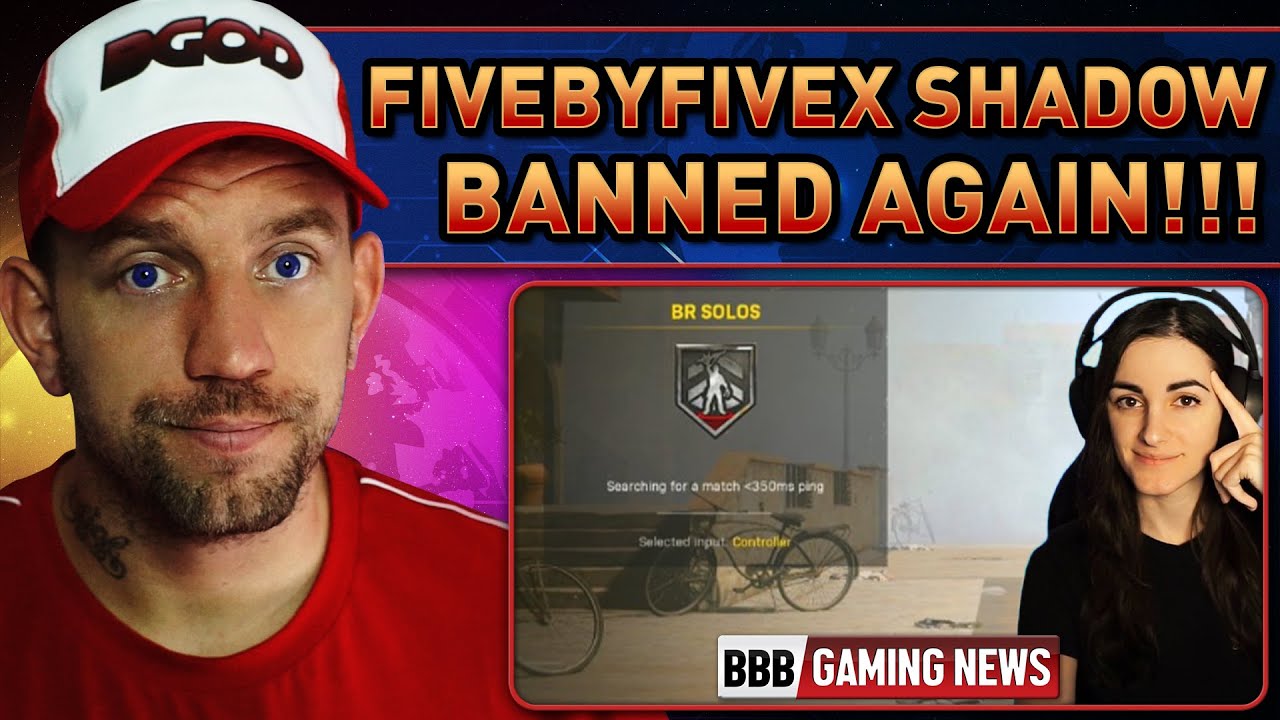 FiveByFiveX SHADOW BANNED on NEW ACCOUNT? - BBB Gaming News