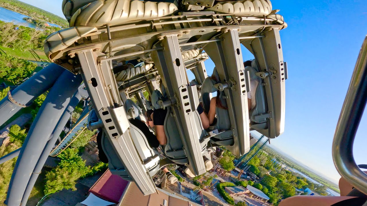 Katun Back Row On Ride Mirabilandia 2024 - Europes BEST B&M Inverted Coaster 🔥
