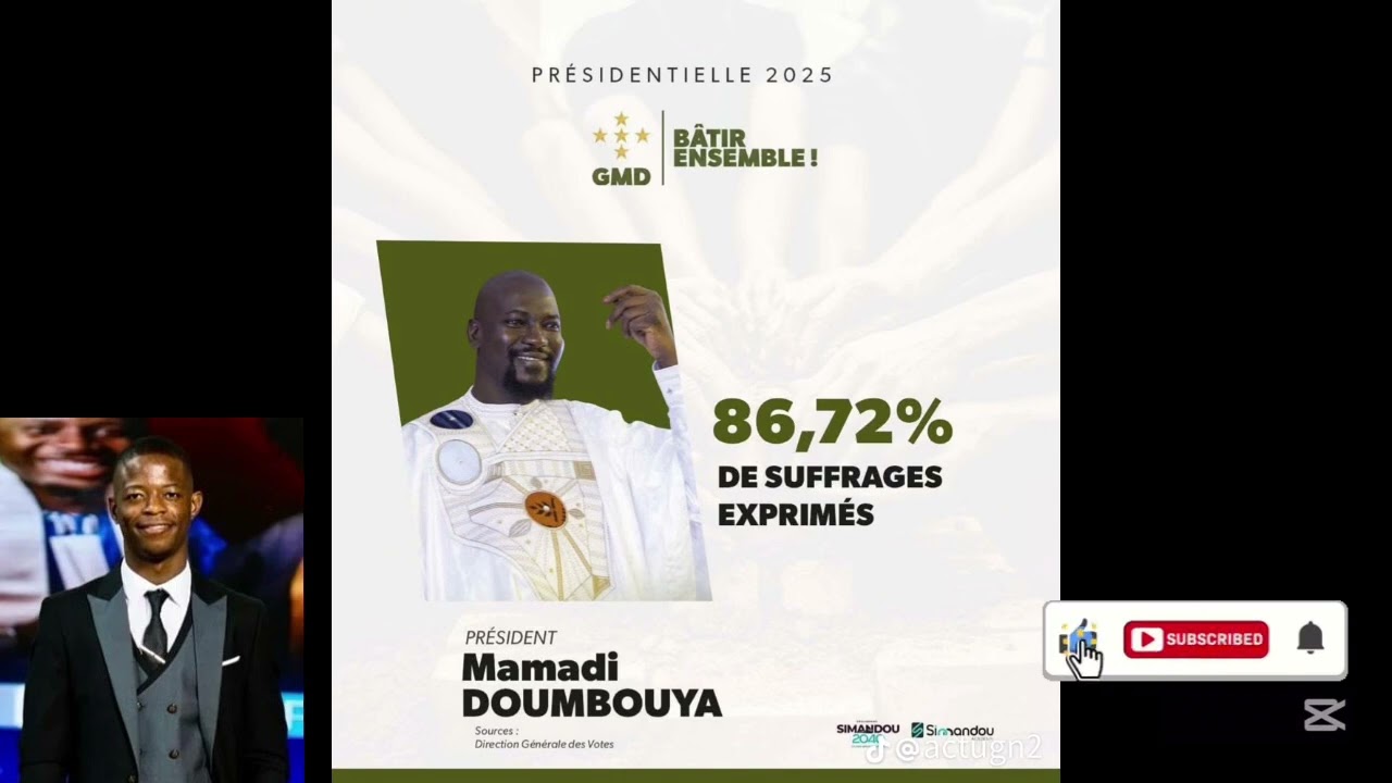 Guinée : Mamadi Doumbouya prête serment et tourne officiellement la page de la transition militaire.