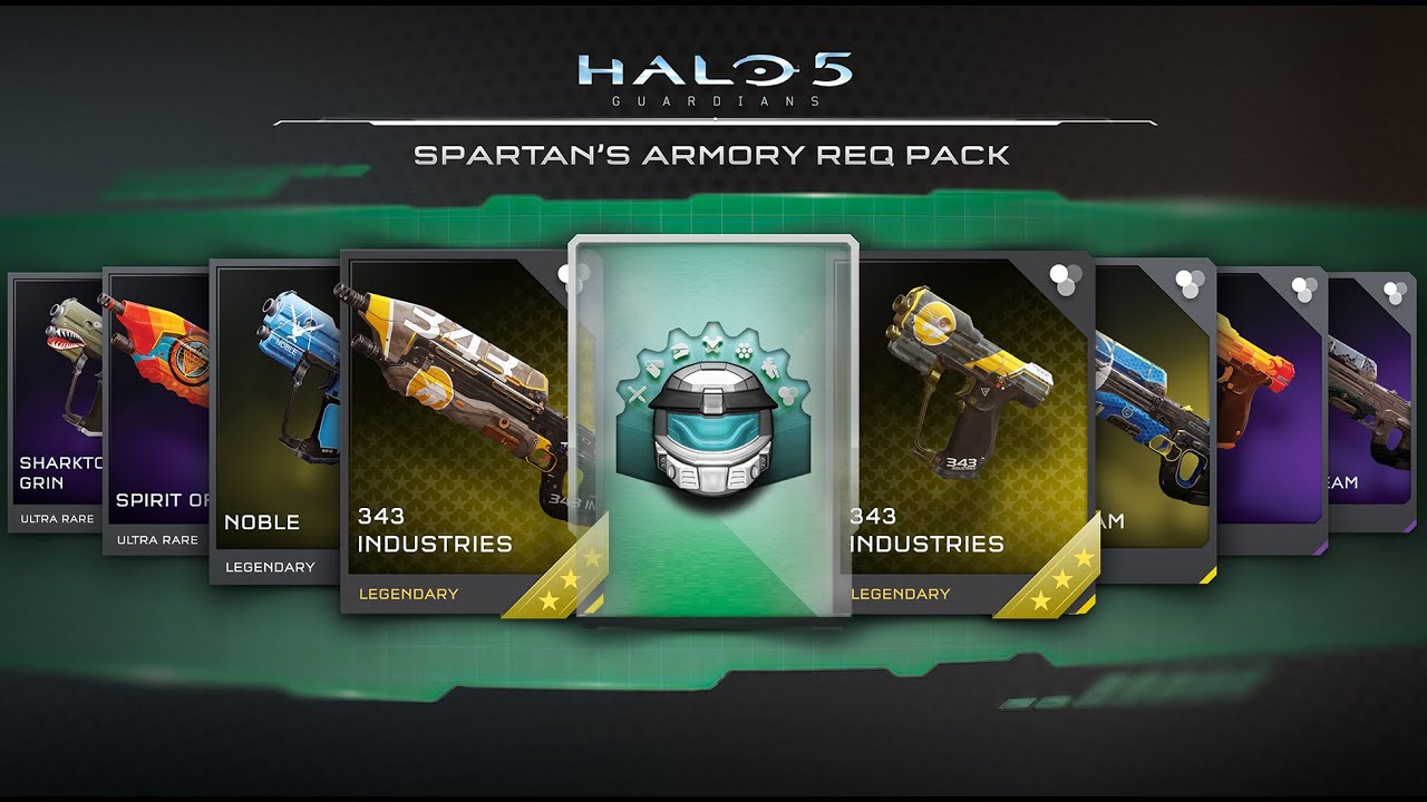 Halo 5 Guardians: HUGE REQ PACK OPENING