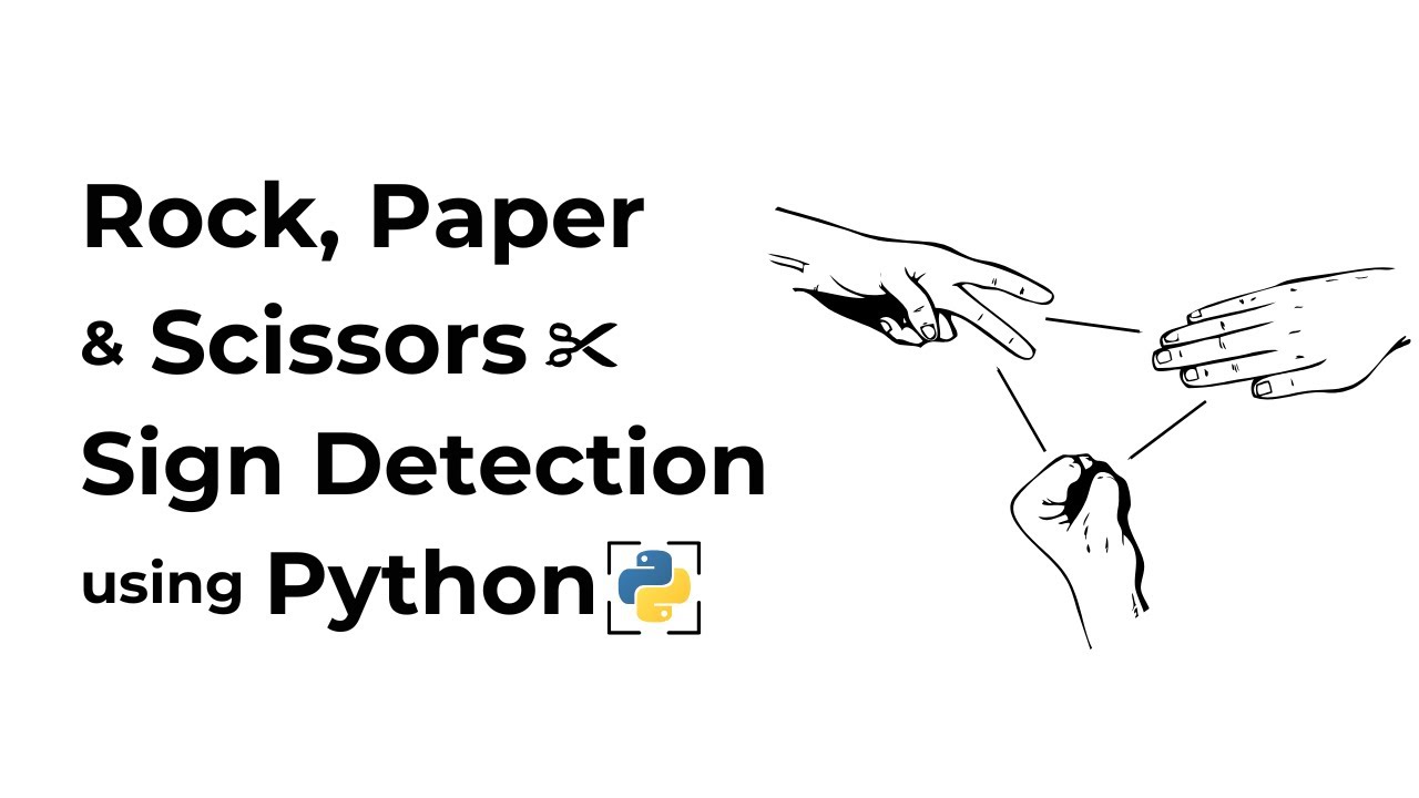 Real-Time Rock-Paper-Scissors Sign Detection with Python and YOLOv8 | Output with Source Code