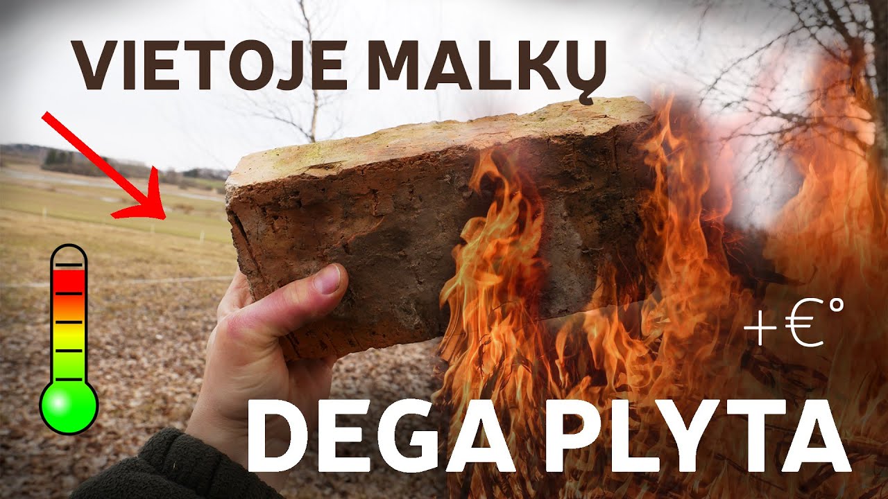 Deganti PLYTA ŠILDO namus. Dega ir nesudega.