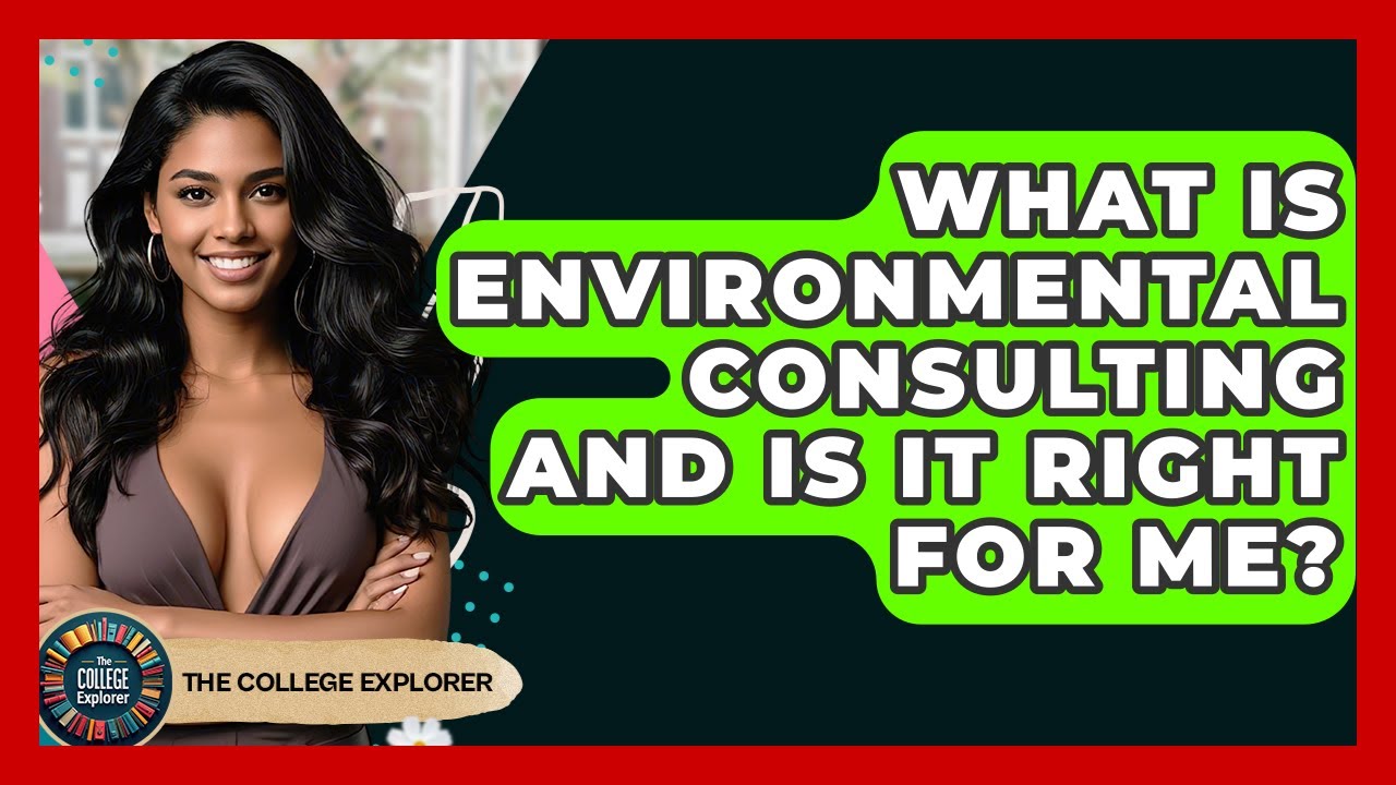 What Is Environmental Consulting And Is It Right For Me? - The College Explorer