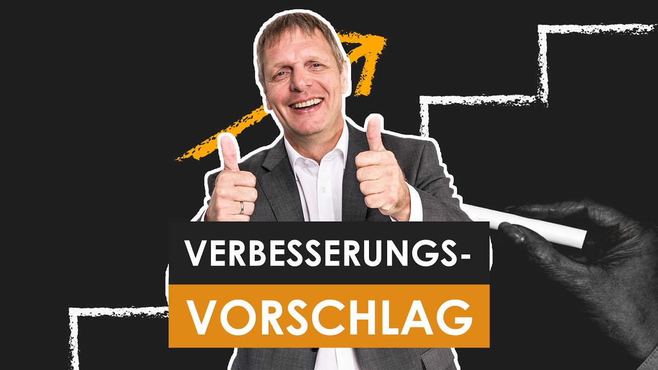 So WICHTIG sind Verbesserungsvorschläge